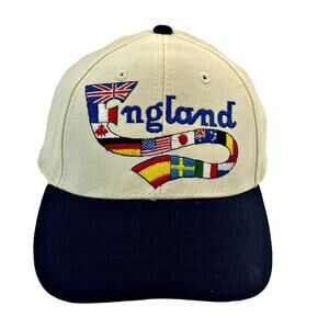 Vintage England International Insignia Embroidered Hat Cap Snapback The Marque